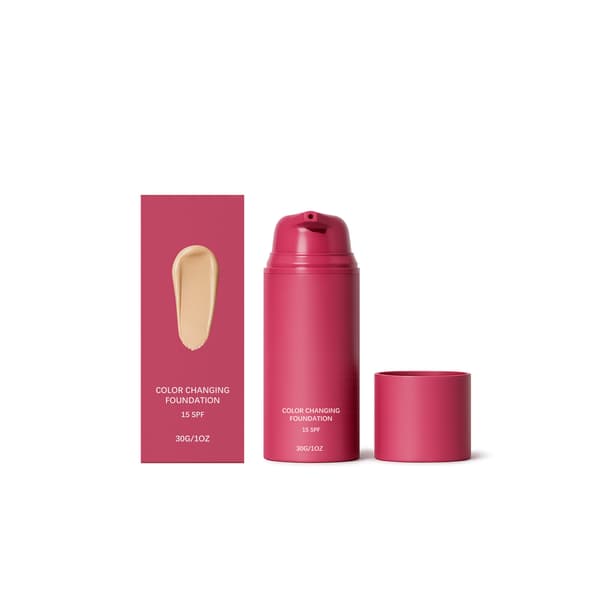 Color-Changing Temperature-Controlling Foundation, Natural Radiance and Long-Lasting Durability
