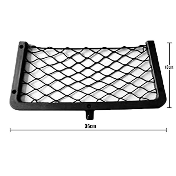Bil Elastisk String Opbevaring Net Lomme Organizer Cargo Mesh Net Sæde Ryg Organizer Bil Caravan Båd Camping Auto Tilbehør| | 2