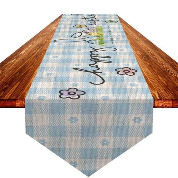 Påskekaninbord Påskehare blomsterbordduk med mønstre Vårpåskefest