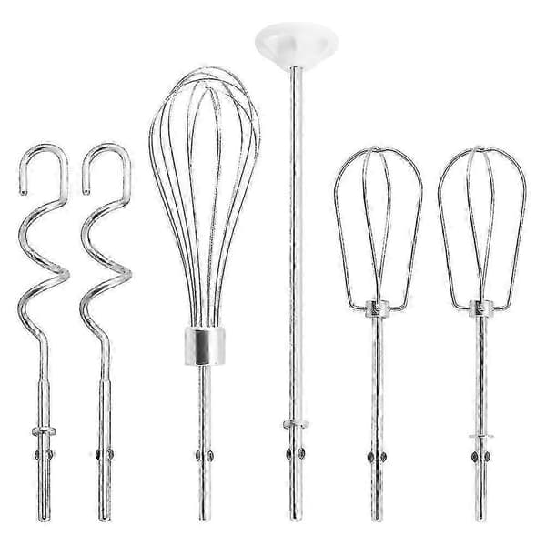 KitchenAid Håndmikser Tilbehør: Visp i rustfritt stål, ballongvisp, blandestav og eltekroker for Kit