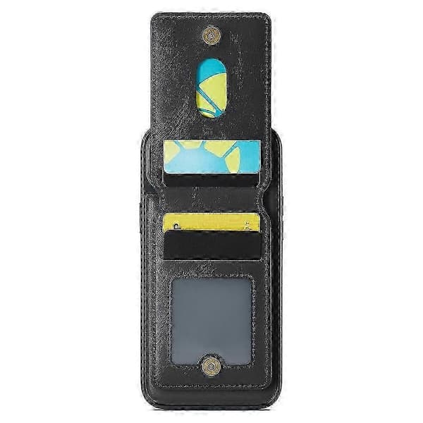 Magnetisk etui til iPhone 13 med kortholder - Grøn Black