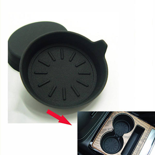 Automukin pidike Automaattinen istuinväli Vesikuppi juomapullo tölkki CAN avaimet Organizer säilytysteline Teline Auton muotoilutarvikkeet - Juomatelineet Coaster 2pcs
