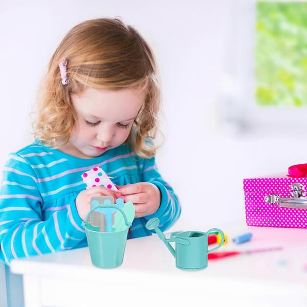 Miniaturer Skrivebordsrivemodel til Haveudsmykning 2 sæt