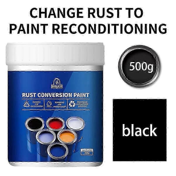 Rustfjerner Anti-Rust Spray til Chassis & Mekaniske Dele - Rustforebyggelse & Behandling Black 500g