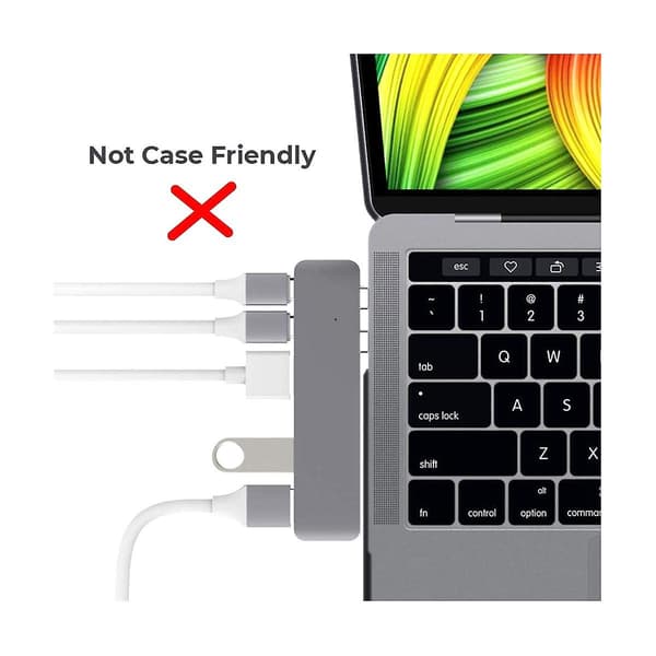 Dual Type-c Extender Adapter Usb-c 3 Hun Til Han Udvidelsesadapter 40gbps Pd 5k Video Til Pro Ai