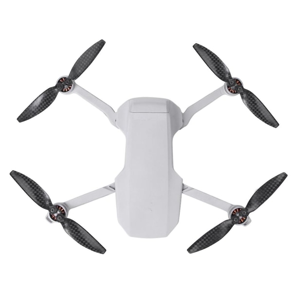 Erstatning karbonfiberpropell lavt støynivå med skruer Quick-release blader Rekvisitter For-dji Mini 2 Drone