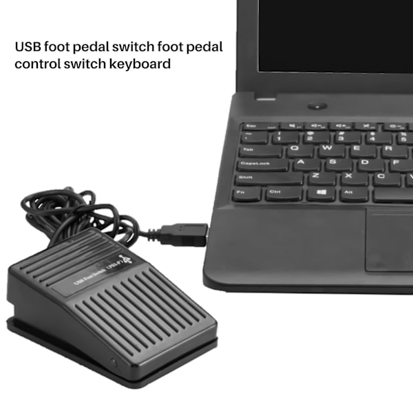 USB-fotpedal för tangentbordskontroll för PC-spel Ny fotpedal USB HID