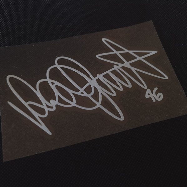 Signature-moottoripyörätarra Vedenpitävä moottoripyörän heijastava tarra - Tarrat &amp; Tarrat Laser