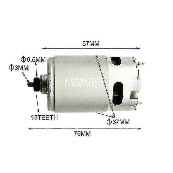 14.4v/13-tänders motorbytesmotor för Bosch Gsr14.4-2-li Psr 14,4 f26