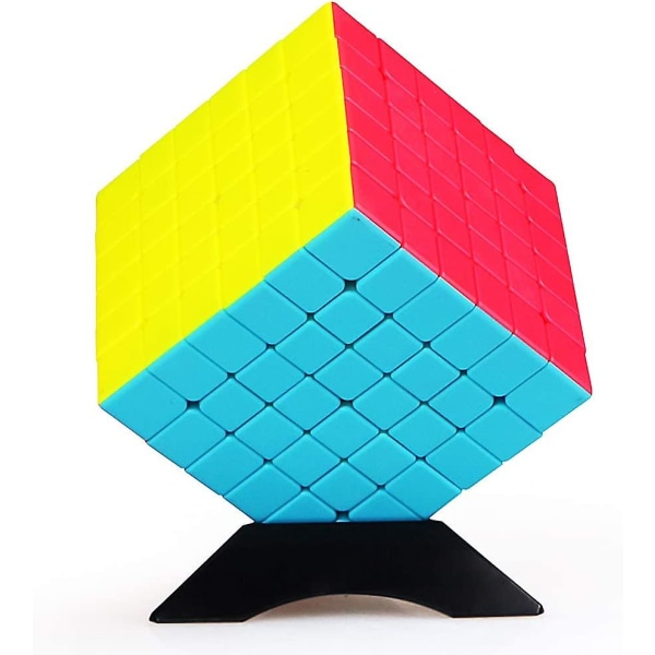6x6 klistremerkefri, Speed ​​Cube 6x6x6 3d Puzzle Cube Leker for barn