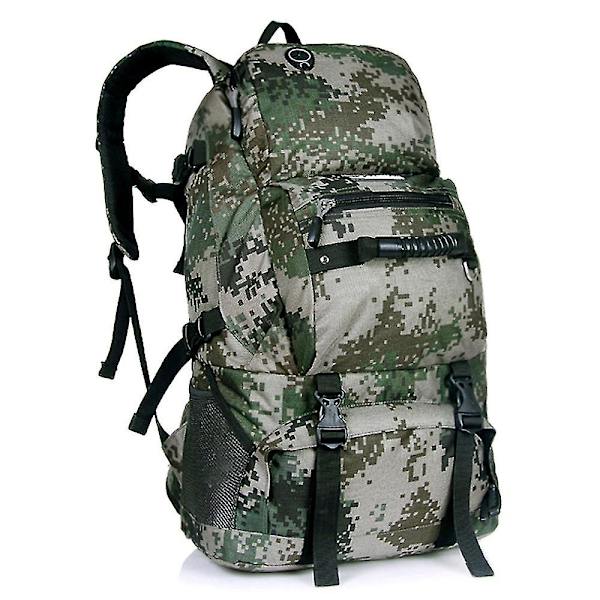 40l vattentät vandringsryggsäck Trekking Reseryggsäck för män Dam Sportväska Utomhusklättringsväska Camouflage