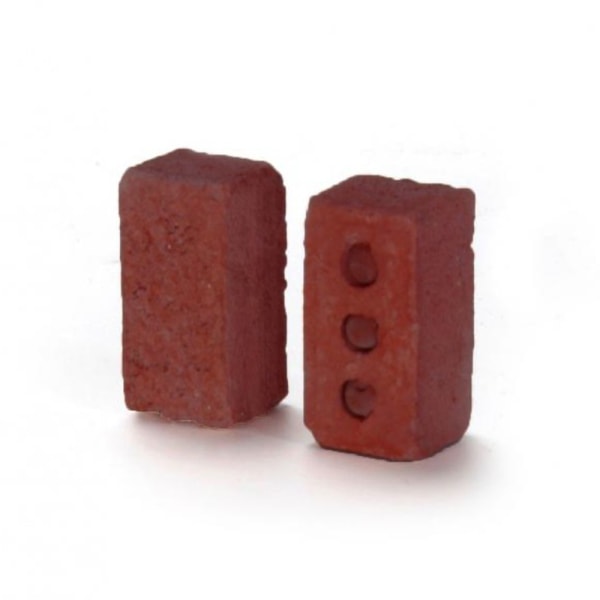 NYE 32 stk Mini Cinder Cinder Murstein Bygg din egen vegg Mini Red Bricks RD Red