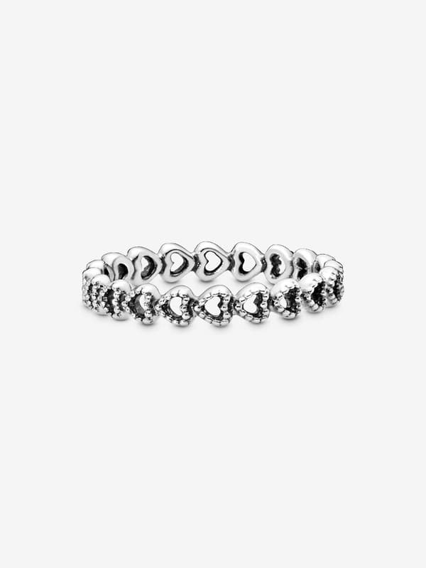 Pandora - Hjertebånd Ring - Sterlingsølv Circumference: 54mm