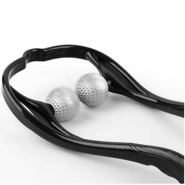Nackmassager Shiatsu Deep Tissue Dual Trigger Point Shoulder Massager, Ergonomisk handtagsdesign, lätt och bärbar
