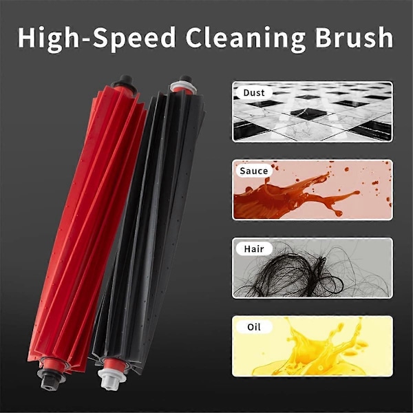 til Roborock Qrevo Master/Qrevo Slim Hoved Sidebørste Filtre Moppepude As Shown