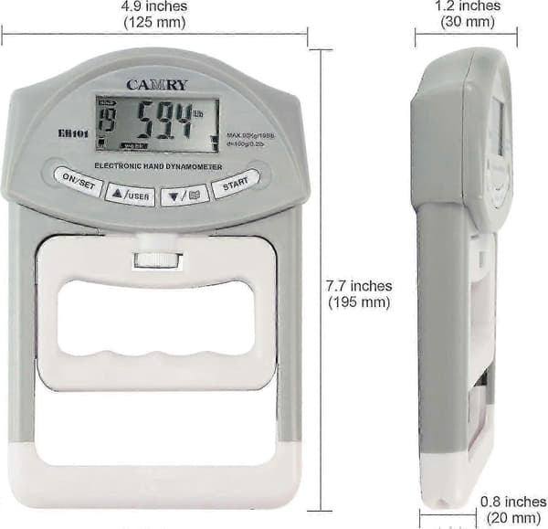 Digital Handdynamometer Greppstyrkemätare Automatisk Registrering Handgreppsstyrka