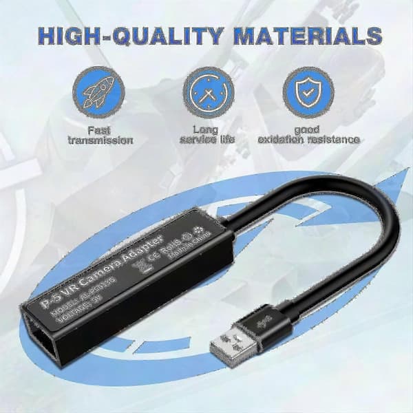PS5 VR-kameraadapter, USB 3.0-konverterkabel til PSVR & PS5-konsol - VR-spiltilbehør