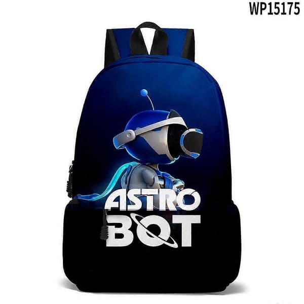 2026 Ny Ankomst: Astro Bot Studentryggsäck, Matsäck, Pennfodral 3-delat Set 2