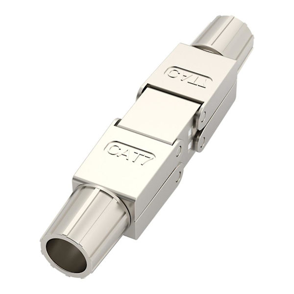 Rj45 Cat7-kabelforlængerforbindelsesadapter netværks-LAN-forbindelse