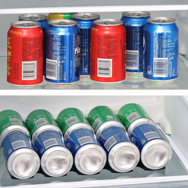 Øldåse Anti-udskridningspude Silikone Drikkedåser Holder Køleskab Anti Roll Mat Drikkevarer Stativ Opbevaring Værktøj Organizer Vinflaskeholder| | Pink
