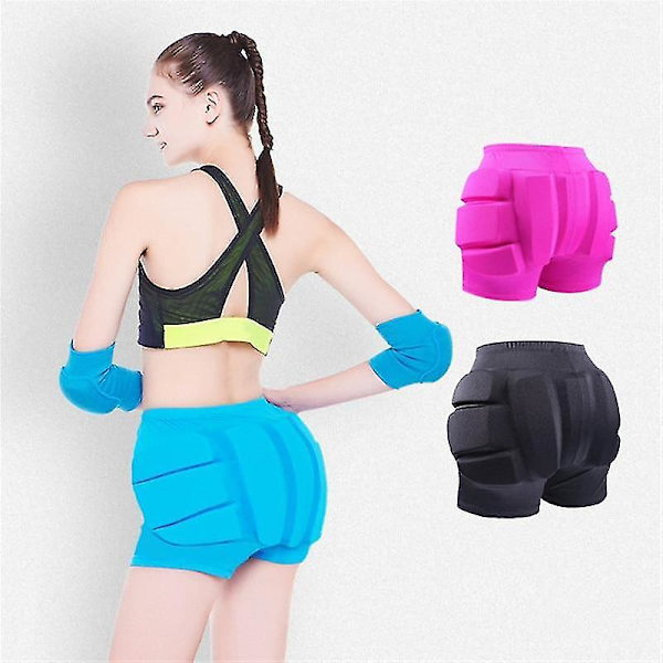 Taitoluistelu Lonkat Protector Pad Urheiluturvallisuussuoja shortsit Blue XS