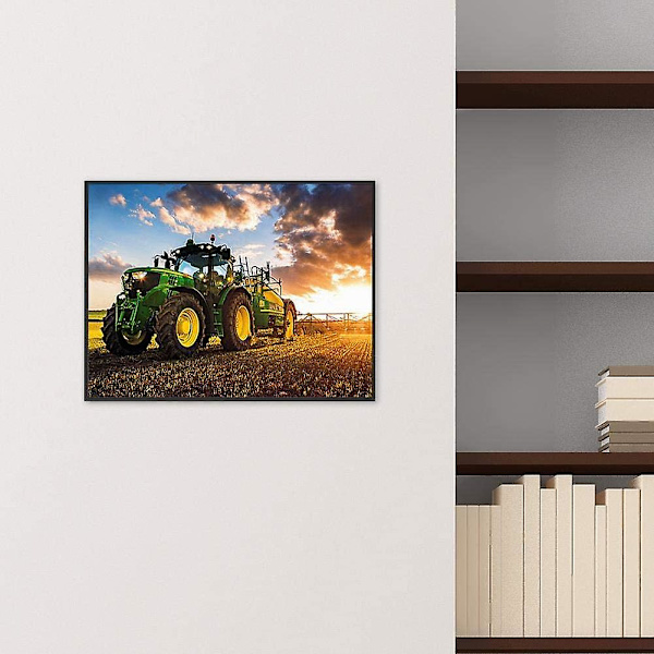 5D diamantmaleri, 40*30 cm, traktor