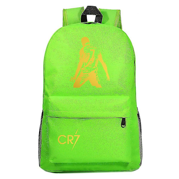 Cr7 ryggsäck USB laddning för pojkar och flickor, skolväskor för laptop med stöldskydd, resemochila 7