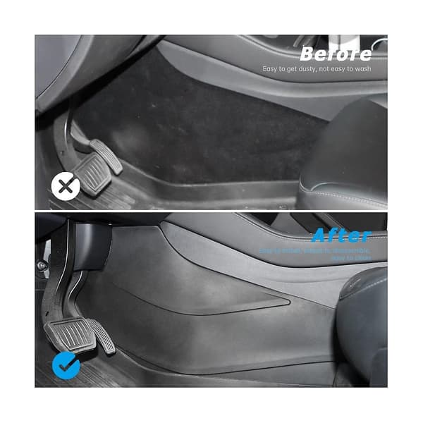 Centerkonsol Side Anti Pad Cover til Model Y 2020-2023 Tilbehør Konsol Side Scratch Protector