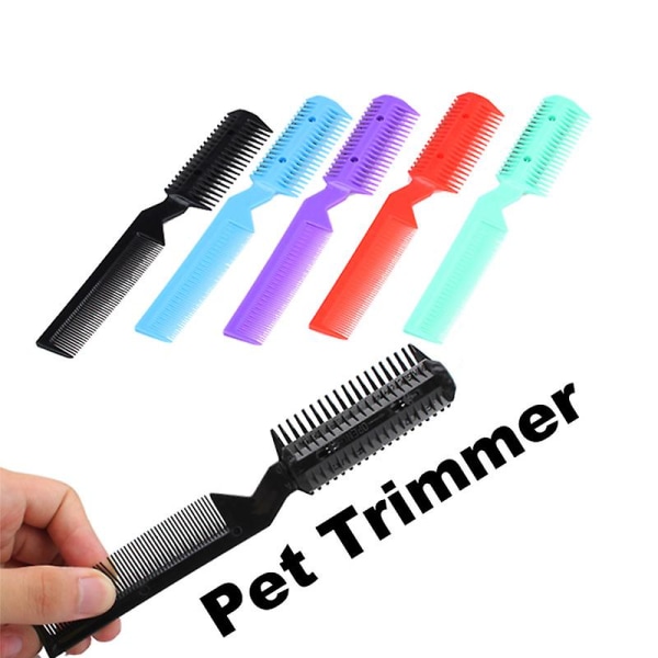 Lemmikkieläinten hiusleikkuri trimmauskampa 2 partakoneen leikkaaminen Lemmikkieläimet Koira-kissatuotteet