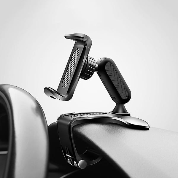 Multifunksjonell biltelefonholderklips Bil smarttelefonstativ Justerbar biltelefonbrakett Autostativ bakspeilfeste - Universal bilbrakett