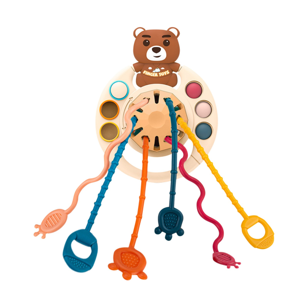 Baby Sensory Toys Roliga Montessori Toddler Silikonleksaker B One Size