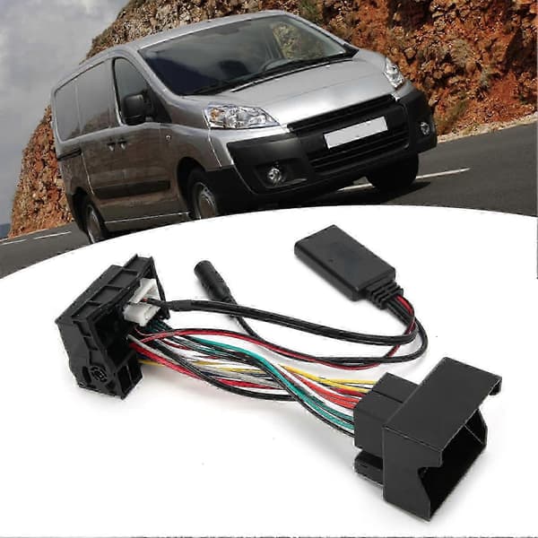 12-bens stereo lydadapter med Bluetooth til Peugeot 207 307 407 308