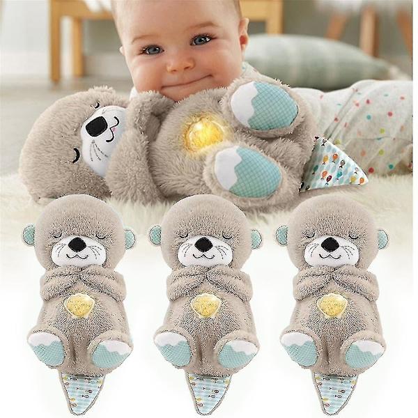 Soothe Snuggle Otter Bærbar plysj babyleke med sensoriske detaljer