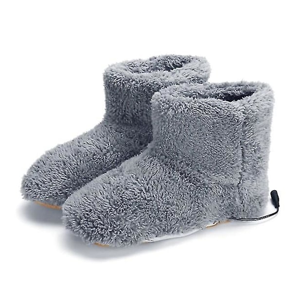 Winter Socks Electric Heating Shoes Plush Elactric Washable Usb Charger Heating Female Slippers