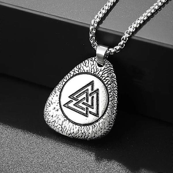 Vintage Viking Rune Celtic Knot -riipus, miesten kaulakoru, muoti, joulu, ystävänpäivälahja, suojakoru, lisävaruste