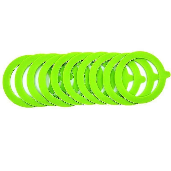 5 stk Silikonpakninger Lufttette Tetninger Ringer Lekkasjesikre Hermetikkpakninger for Glasskrukke Orange 5PCS