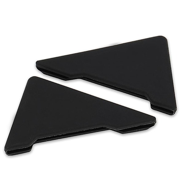 2kpl / set Auton etuoven kulman törmäyssuoja autooven puskurille Silikoni naarmuuntumaton auton ulkotarvikkeet| | 2pcs gray