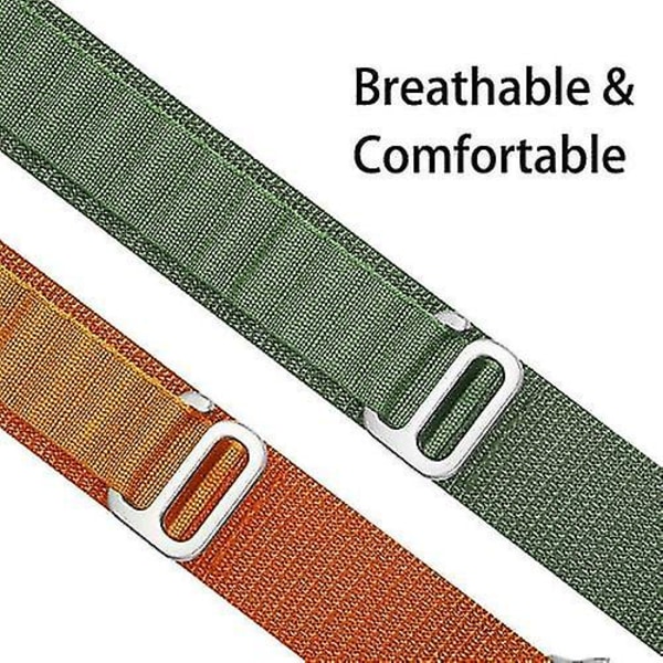 Alpine Loop Sport Strap Band Armband För Apple Watch Ultra 49mm Series 8 7 6 Se orange 42 to 49mm