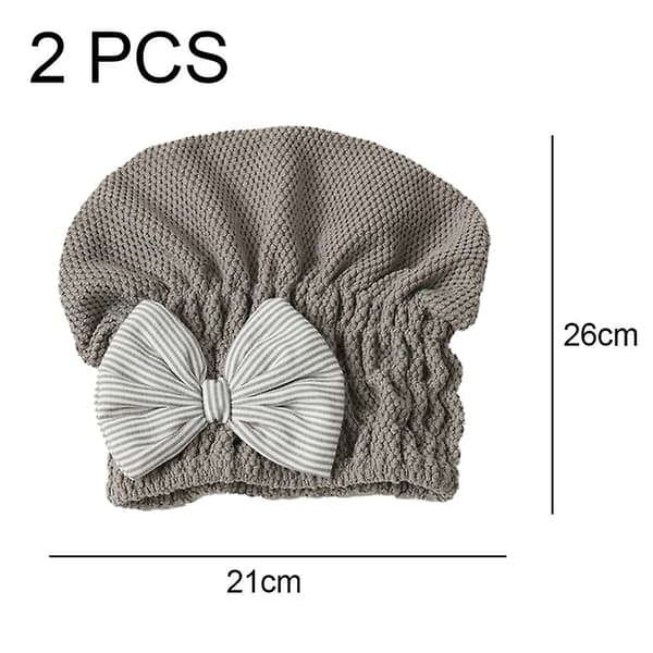 Mikrofiber Hår Tørre Hat Til Hår Hurtig Tørring Blød Hår Turban