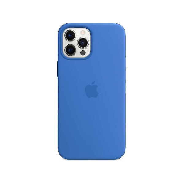 Iphone 12 Pro Max Silikone etui til telefonen blue