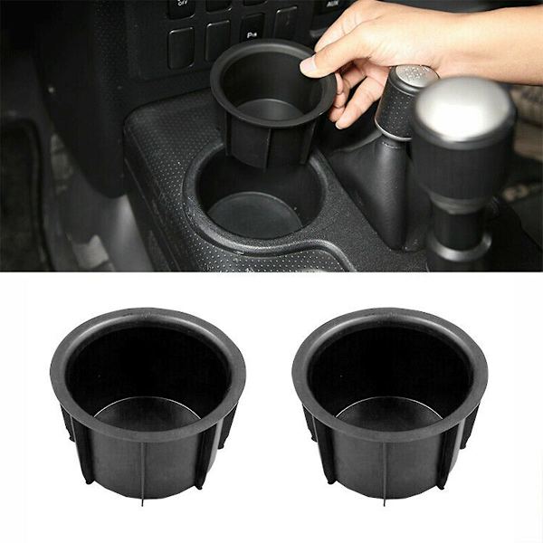 2 stk Senterkonsoll koppholderinnsats 55616-35010 For Cruiser 2007 2008 2009 2010 2011 2012 2013 20