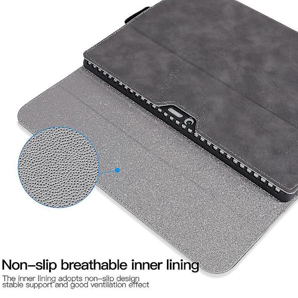 Til Microsoft Surface Go / Go 3 / Go 2 10,5 tommer Pu læder tablet-tastatur-etui Stativ Beskyttende tablet-cover Blue