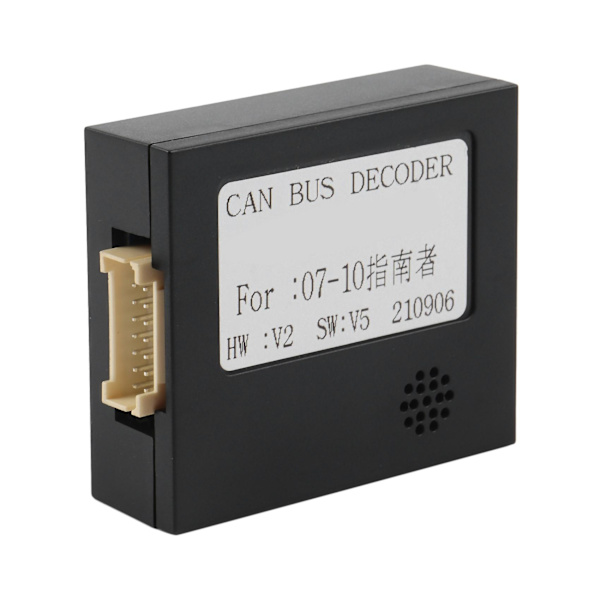 Car Media Stereo Audio 16PIN Android Wire Kabel Adapter Canbus Box för Compass 07-09 Radio Kabelnät Black