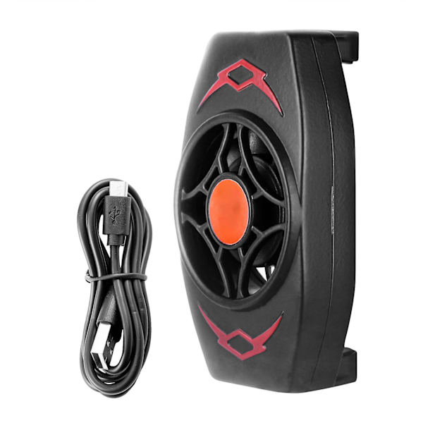 X13 Phone Cooler 7 Blade pikajäähdytys kannettava pelijäähdytystuulettimen peliohjaimen pidike suoratoistoa varten Black