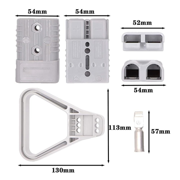 175a 600v akkuliitin Awg 1/0 Quick Connect Akku Modulaariset Power Vinssi Auto Perävaunu Kuljettaja| |