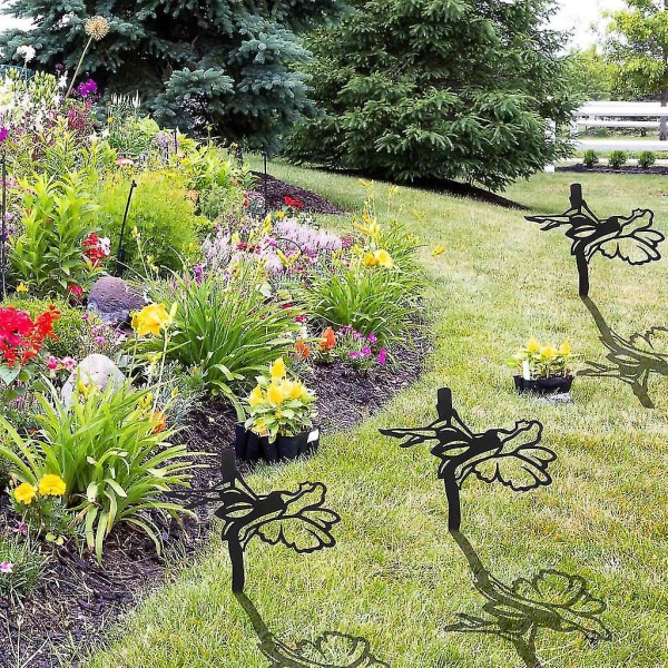 Fairy Silhouette Garden Stake Ground Plug Stake Koristesisustustarvikkeet