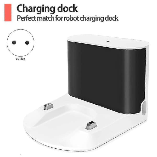 Robotstøvsuger Erstatningsdock Oplader Docking til Roborock S5 MAX/S6 Pure/S6 MaxV/Q5 PRO/Q7 MAX/E4/E5/S7/S7 Plus EU-stik