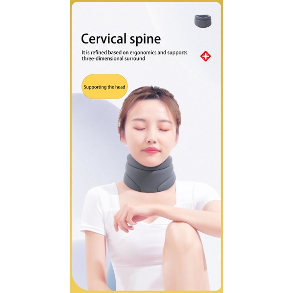 Cervicorrect Neck Brace By Healthy Lab Co, Cervical Neck Brace To Stop Snorking black