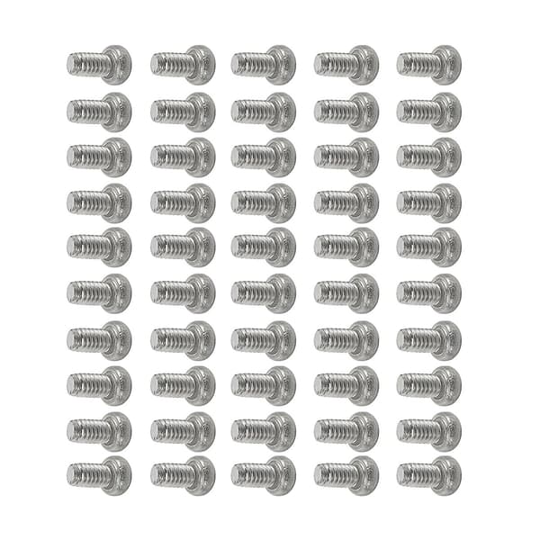 60 stk M2 X 4mm 304 Rustfritt Stål Phillips Rundhode Skruer Bolt