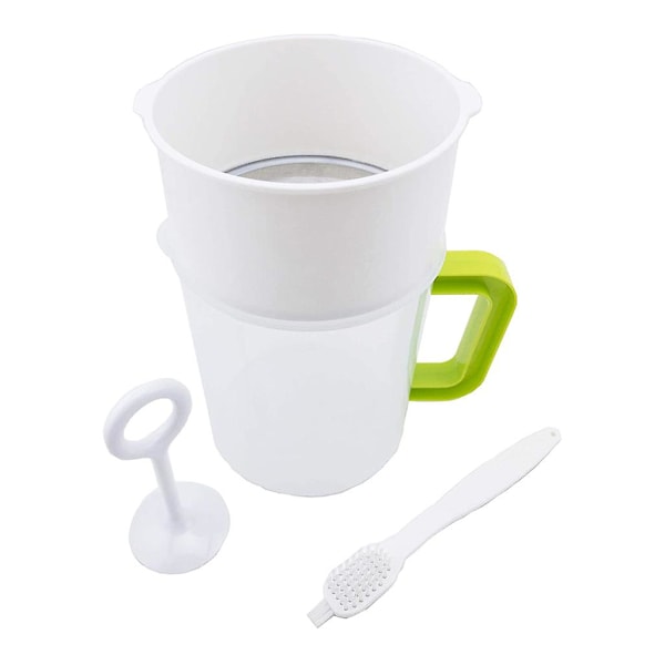Plastik Soy Süt Makinesi Filtre Seti Yulaf Çay Meyve Süzgeci 5 Adet Kolay Temizlenir